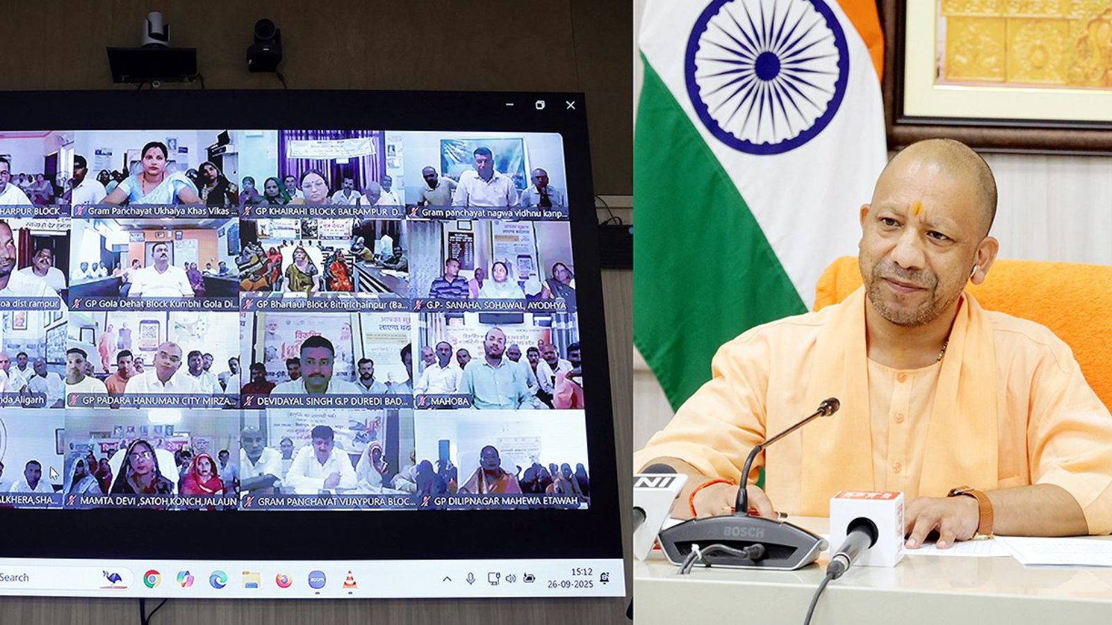 Adityanath urges 57,000 gram pradhans to drive “Viksit UP@2047” roadmap