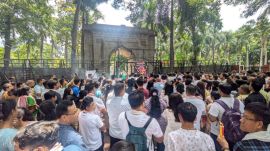 In Pune, nearly 500 people gathered at Chhatrapati Sambhaji Maharaj Garden to sing his songs and pay homage to the man they describe as “a God-like figure.”