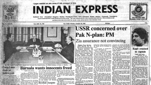 Pakistan N-plan, Guerrilla bases hit, Captain Kapil Dev, Tackling inflation, Forty Years Ago, editorial, Indian express, opinion news, current affairs