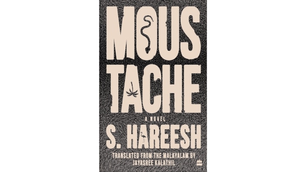 Amit Malhotra's book cover design for Moustache by S. Hareesh.