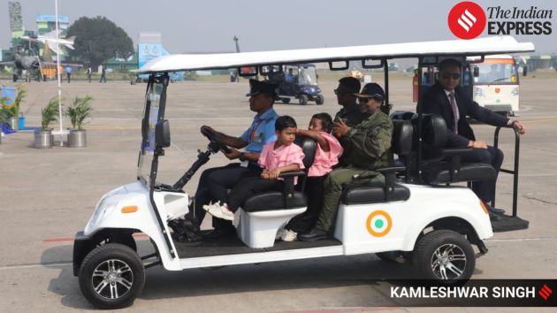 The President donned a G-suit and helmet