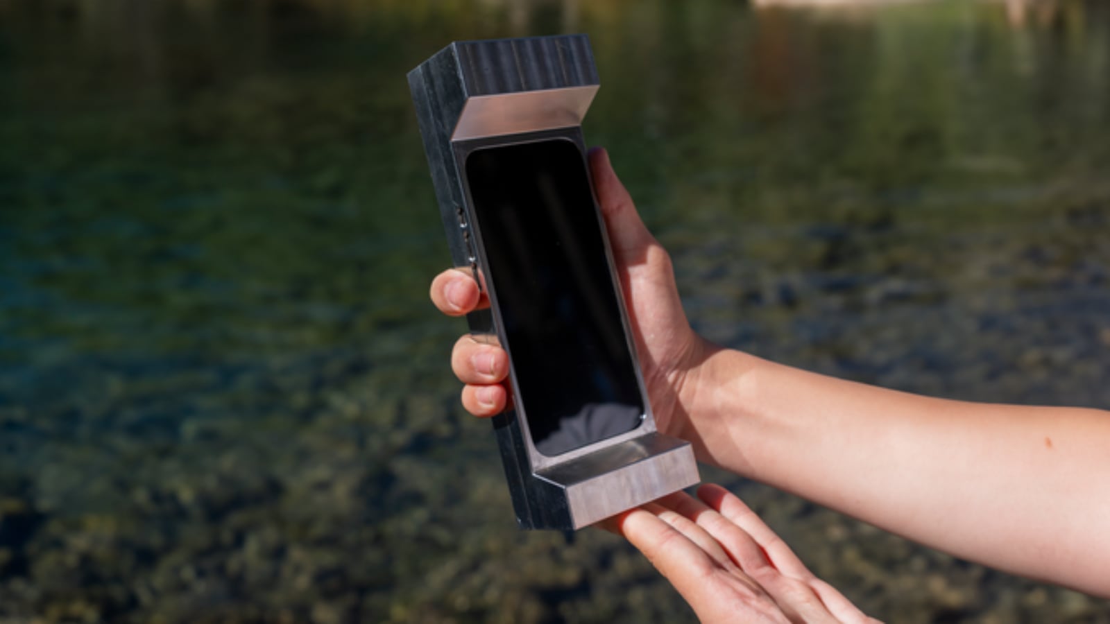 This phone case is so heavy, it might just crush your screen addiction