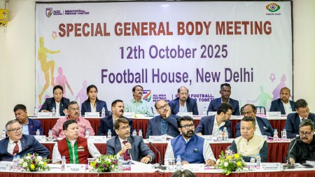 AIFF has set the deadline of submission of bids is November 5 while bidders can seek clarifications till October 21. The bids will be opened on November 11. (AIFF Photo)