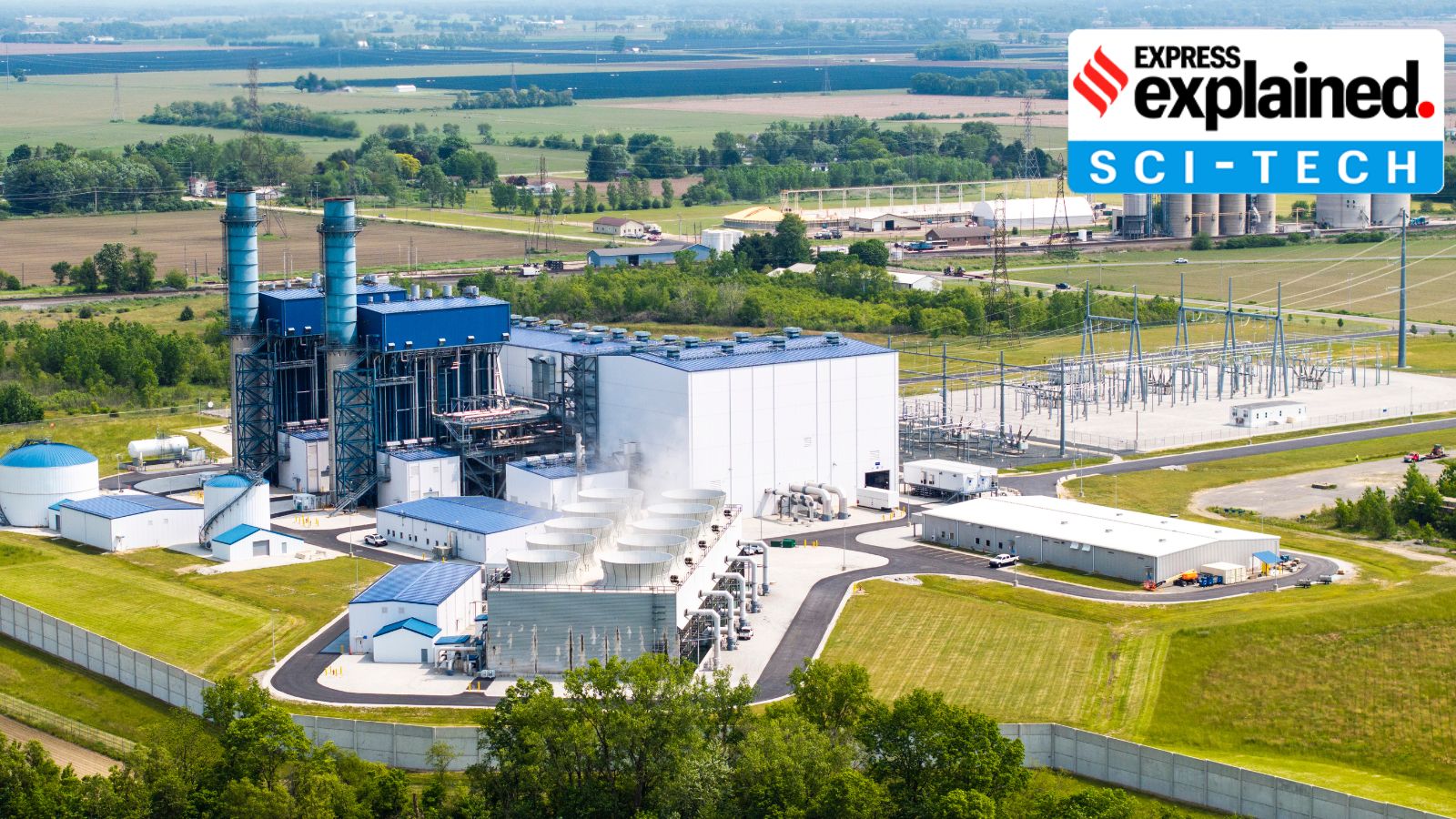 Amazon Web Services AWS: The St Joseph Energy Center, a natural gas plant servicing the new Amazon Web Services facility in New Carlisle, Ind., on Tuesday, June 4, 2025