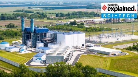 Amazon Web Services AWS: The St Joseph Energy Center, a natural gas plant servicing the new Amazon Web Services facility in New Carlisle, Ind., on Tuesday, June 4, 2025