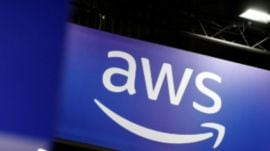 AWS competes with the cloud services offered by Google and Microsoft.