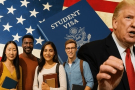 According to the latest notification, the $100,000 H-1B visa fee will apply only to new petitions filed for beneficiaries outside the United States (Image- AI Generated, AP Photo)