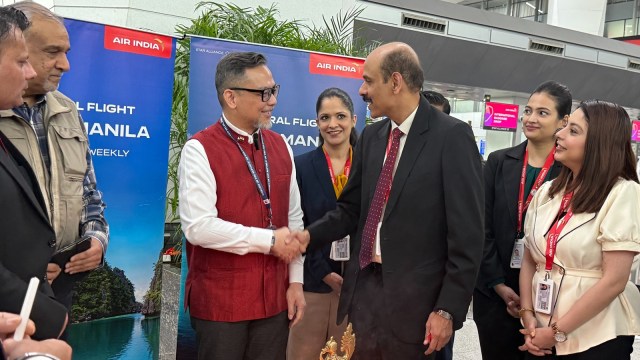 Air india Philippines- to delhi flight inauguration