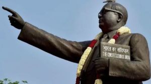 Ambedkar statue ‘desecrated’ in J-K’s Kathua, 3 men detained for questioning