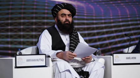 Afghan foreign minister Amir Khan Muttaqi