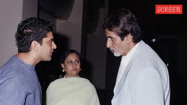 Amitabh Bachchan and Farhan Akhtar