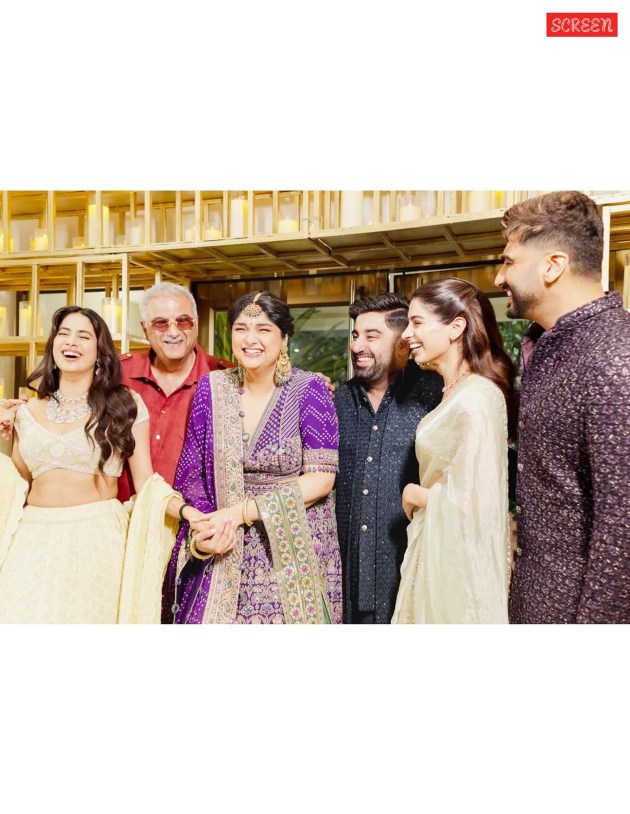 Anshula Kapoor and Rohan Thakka's engagement ceremony