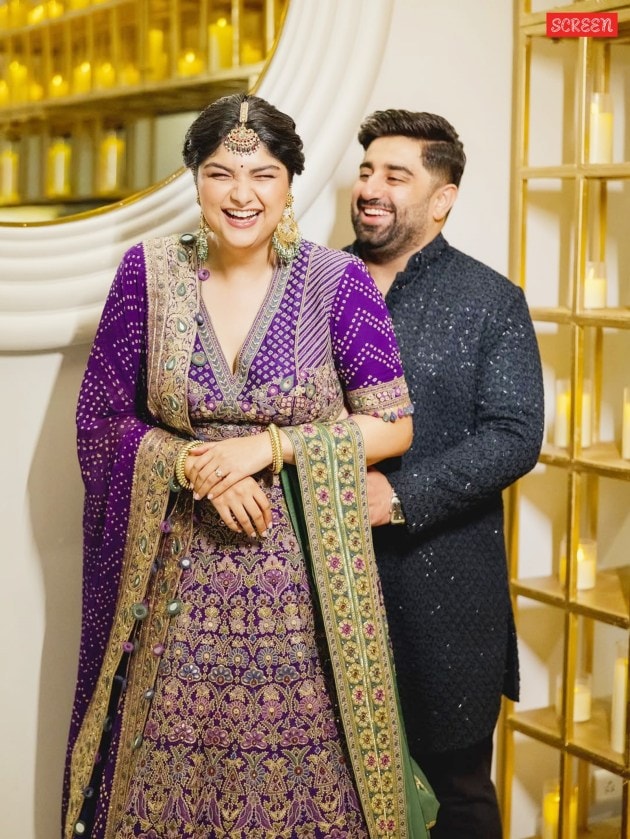 Anshula Kapoor and Rohan Thakka's engagement ceremony