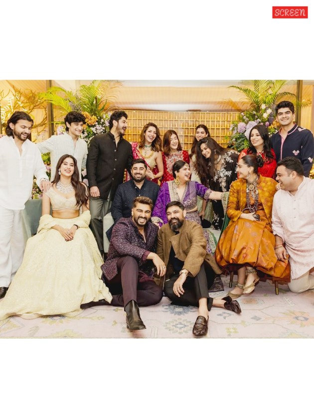 Anshula Kapoor and Rohan Thakka's engagement ceremony