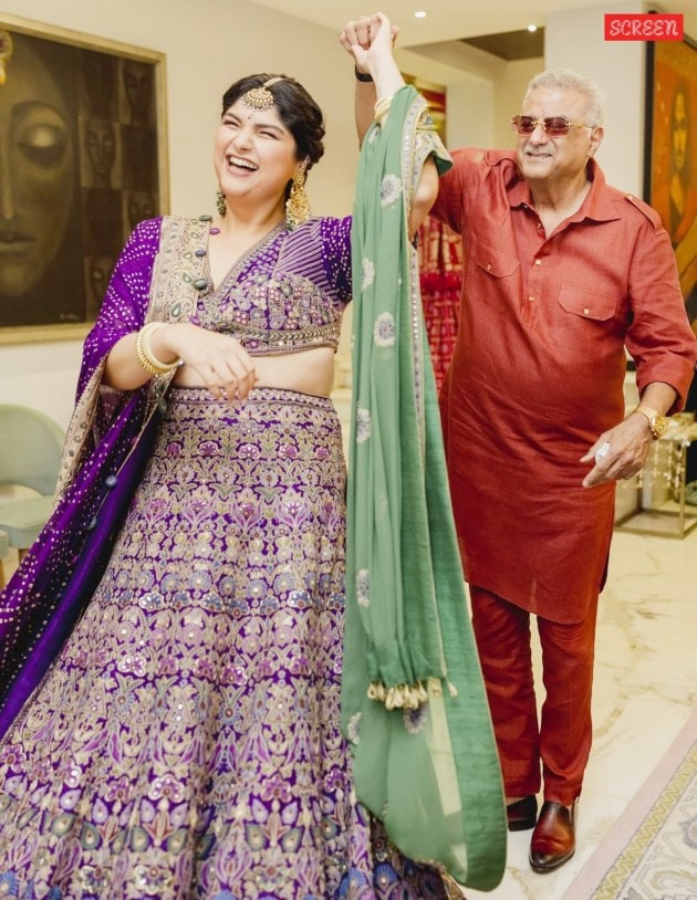 Anshula Kapoor and Rohan Thakka's engagement ceremony