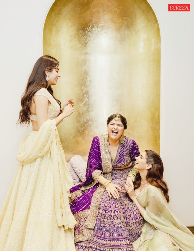 Anshula Kapoor and Rohan Thakka's engagement ceremony