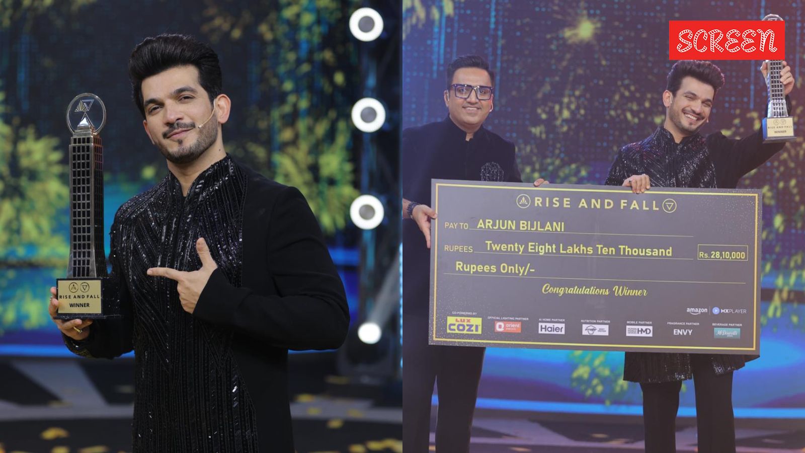 Arjun Bijlani wins Rise and Fall
