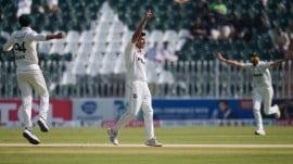 Pakistan's Asif Afridi became the oldest bowler to pick five wickets on Test debut. (AP Photo)
