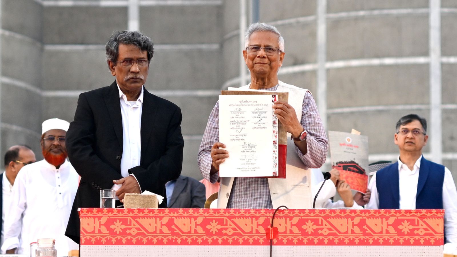 Amid protest by Awami League, Muhammad Yunus says Bangladesh to hold parliamentary election and constitutional referendum on same day