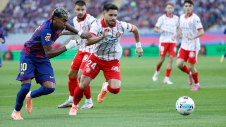 Barcelona Girona Protest La Liga