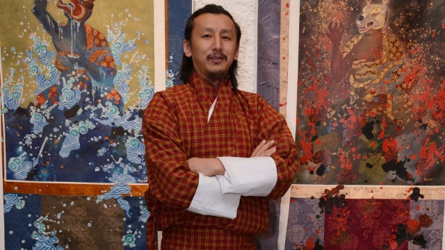 Bhutanese artist Pema 'Tintin' Tshering
