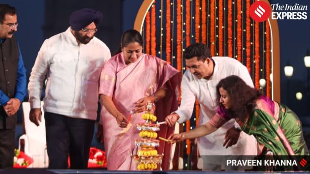 Manjinder singh, Kapil Mishra & others joined Rekha Gupta for the celeberation