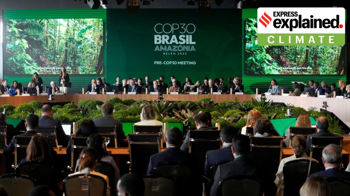The opening ceremony of the Pre-COP30 meeting is held in Brasilia, Brazil, Monday, Oct. 13, 2025, as the final preparatory stage for the U.N. Climate Summit which will take place in November in Belem. (AP Photo/Eraldo Peres)