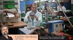 Workers at a shoe export factory in Sikandra near Agra, UP.