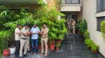 Officer’s residence in sector 11, CFSL officials and police personnel inspecting the spot. (Express Photo/Jagpreet Singh Sandhu)