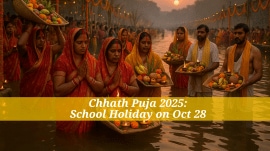 Chhath Puja 2025 School Holiday: Noida, Ghaziabad schools closed, other states await notice (Image/AI Generated)