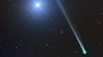 An image of C/2025 R2 (SWAN) captured on Sept. 15 close to the blue star Spica. (Image credit: Gerald Rhemann, Michael Jaeger)