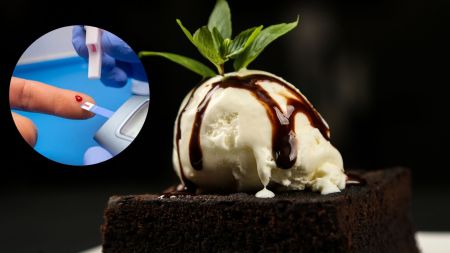 Can the smell of sugary foods like cakes or pastries trigger a physiological response