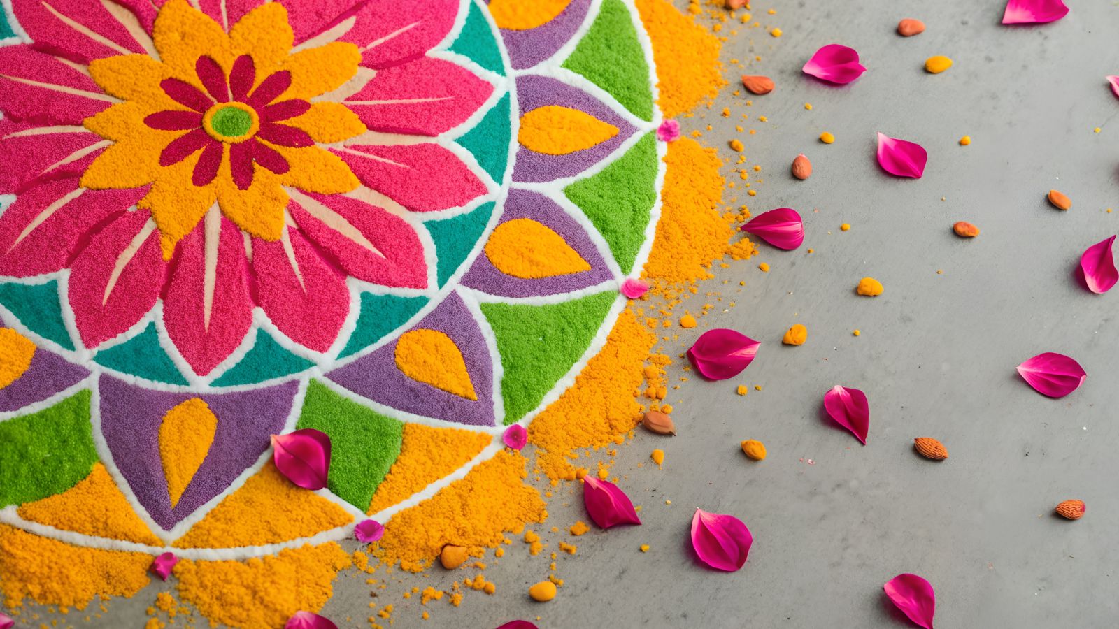 Colors of joy, shades of tradition