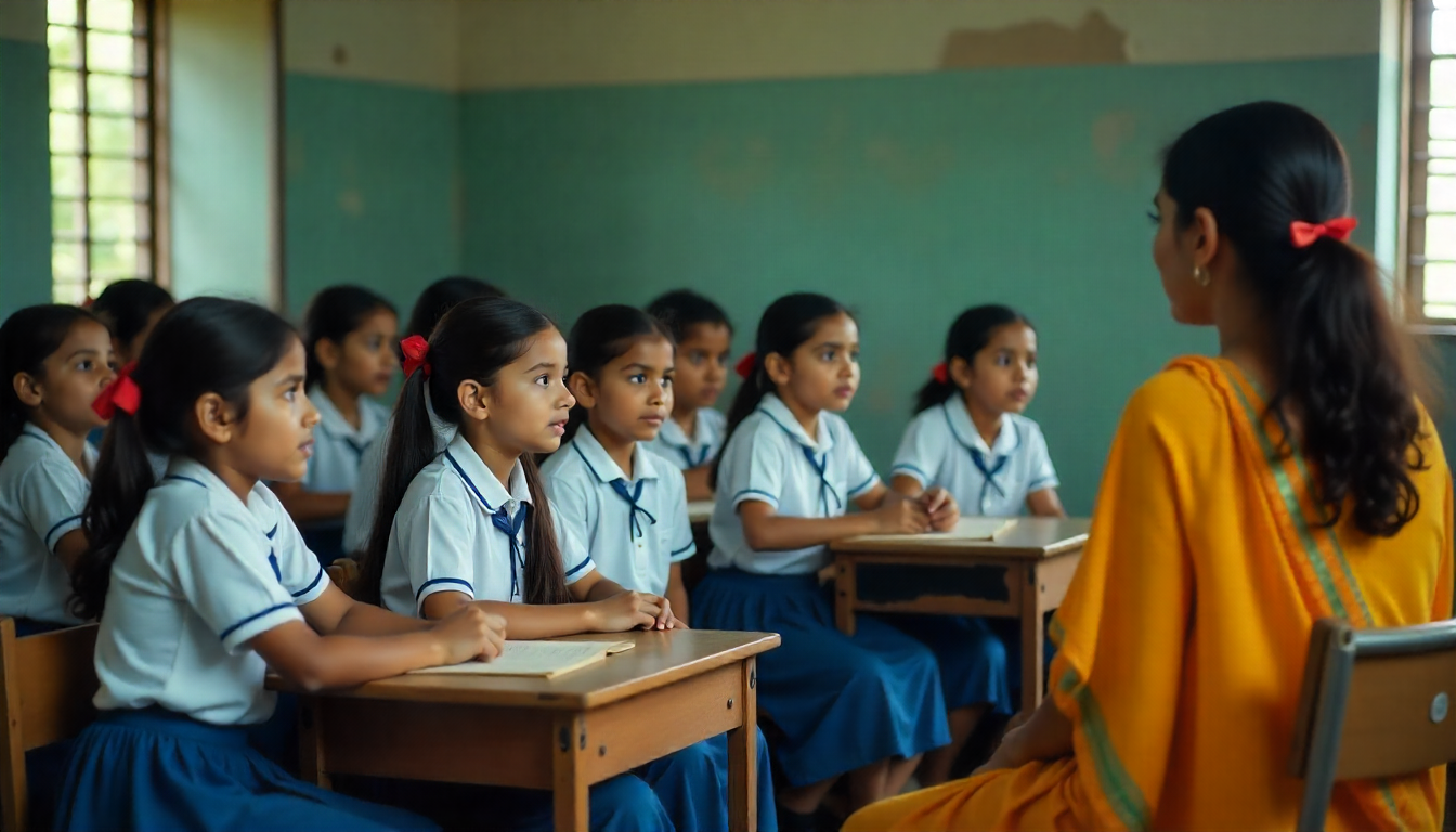 What’s behind India’s growing number of women and girls in education