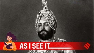 An oil painting by Capt Goldingham of London, portraying Maharaja Sir Duleep Singh in 1875, aged 37. (Wikimedia Commons)