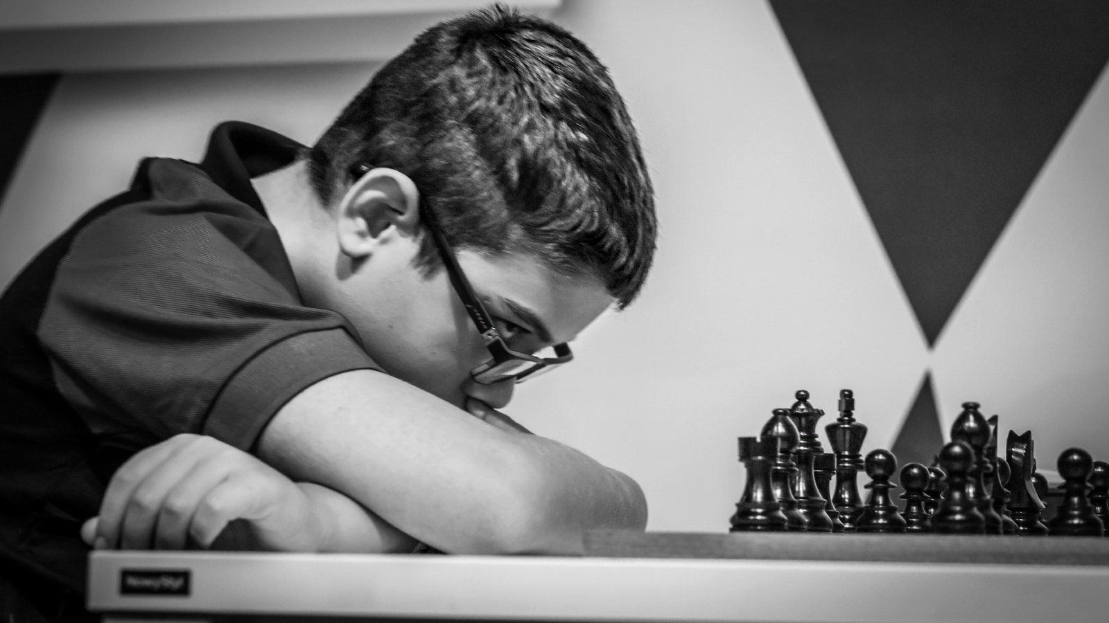 Faustino Oro during the Chess Olympiad last year. (PHOTO: Mark Livshitz via FIDE)