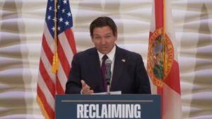 Governor Ron DeSantis was at the University of South Florida to discuss DOGE-style audits at state universities