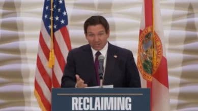 Governor Ron DeSantis was at the University of South Florida to discuss DOGE-style audits at state universities