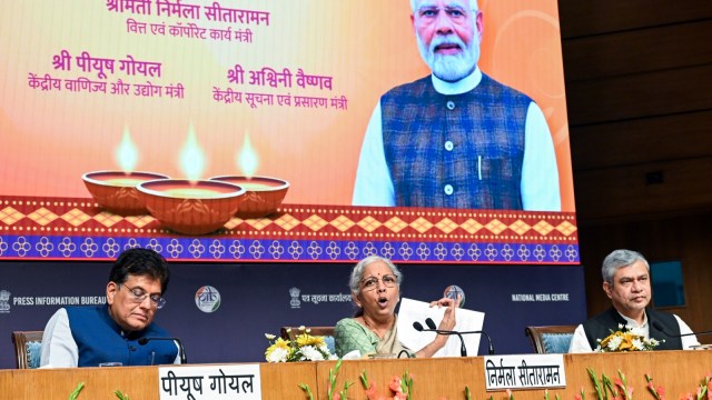 GST cuts passed on, GST cuts, Nirmala Sitharaman, Piyush Goyal, Ashwini Vaishnaw, GST, Goods and Services tax (GST), GDP, GDP growth, GDP growth rate, Indian express news, current affairs