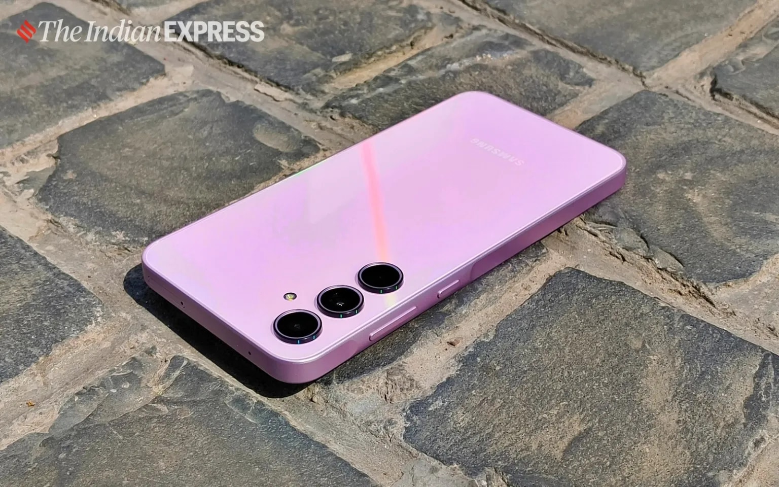 The Galaxy A35 has a premium look and feel.