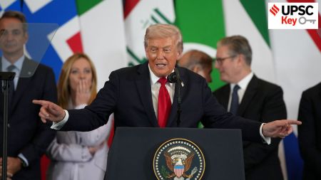UPSC, Gaza peace summit, trump