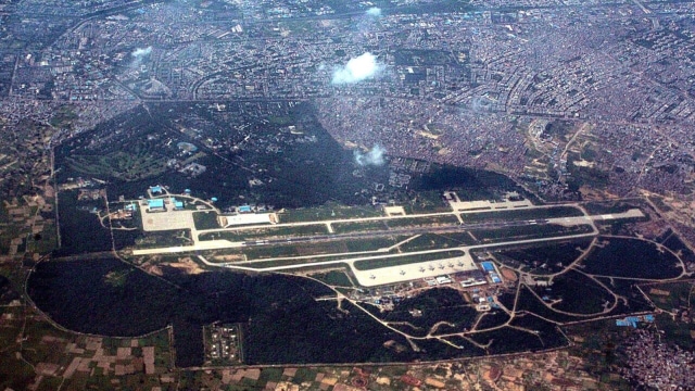 Air Force Day/ Aerial view of Hindon Air Base