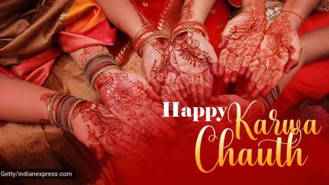 Happy Karwa Chauth 2025 Wishes Images, Quotes, Status: The Indian Express has compiled a collection of Karwa Chauth wishes for; have a look.