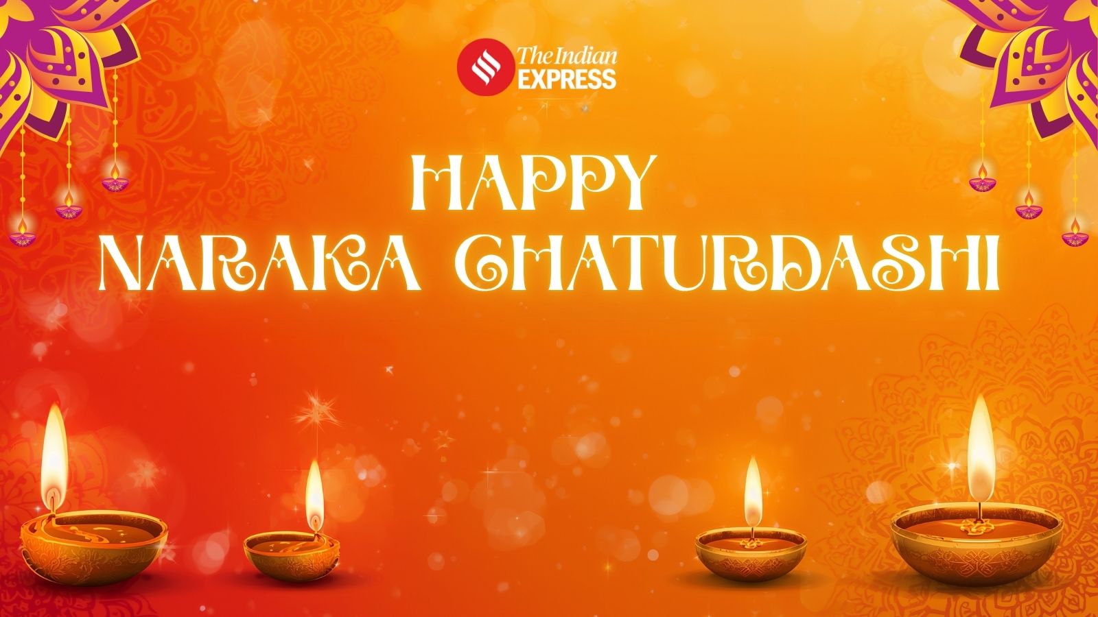 Happy Naraka Chaturdashi 2025: Wishes, Images, Quotes, Status & Greetings to Share with Friends and Family