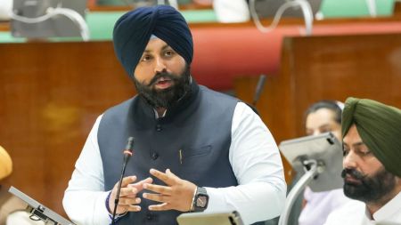 Punjab School Education Minister Harjot Singh Bains, Harjot Singh Bains, punjab,