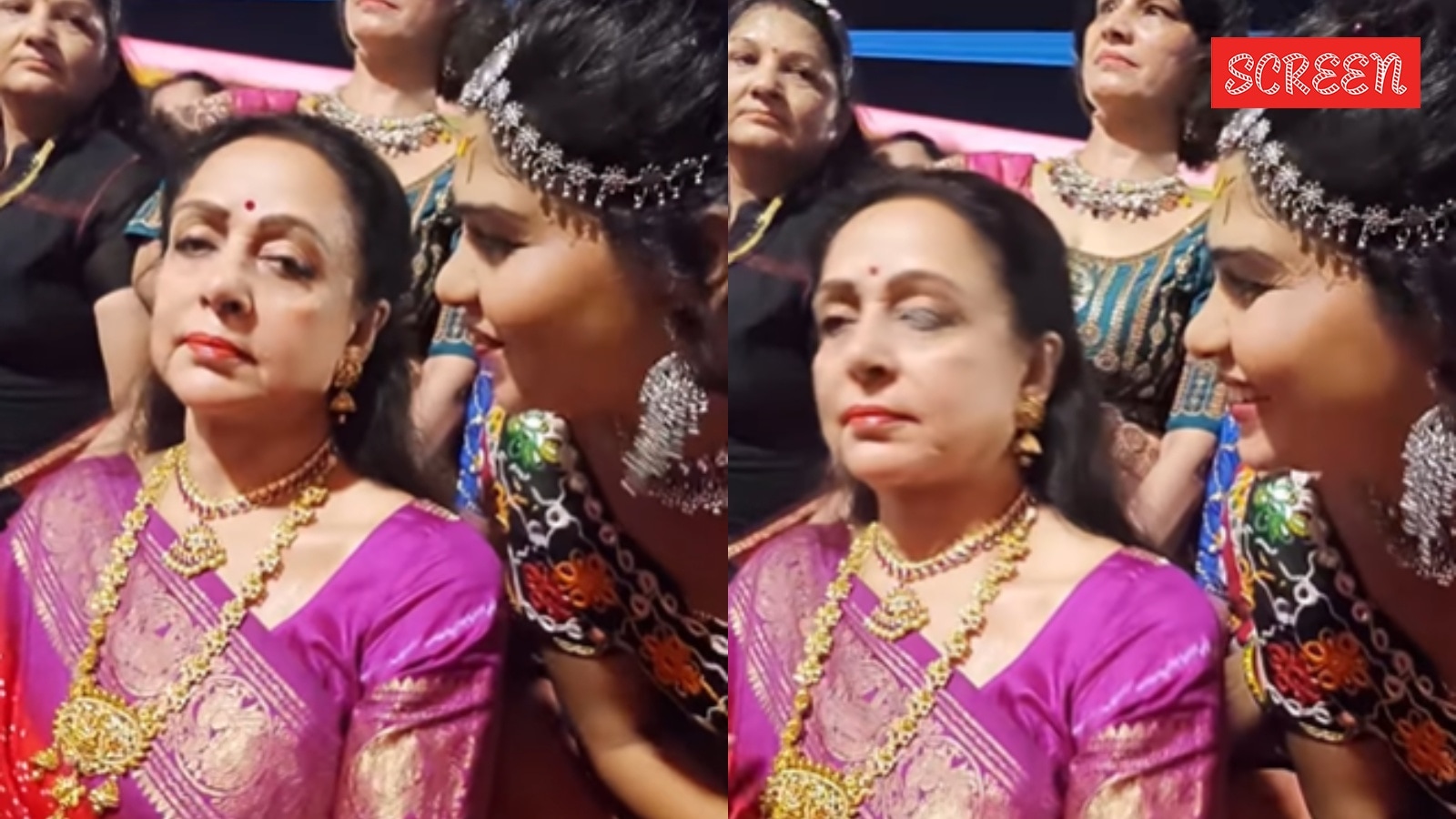 Hema Malini slammed for ignoring fan requesting a selfie at Navratri event, netizens compare her to Jaya Bachchan. Watch video