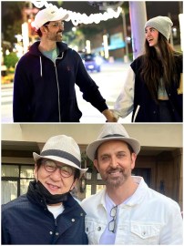 Hrithik Roshan-Saba Azad's vacation, Jackie Chan