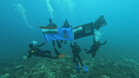 IAF-Coast Guard scuba diving