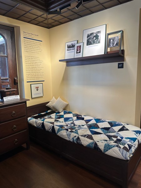 The belongings of Miss Linnell at the museum (Express photo)