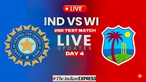 IND vs WI 2nd Test Live Cricket Score.